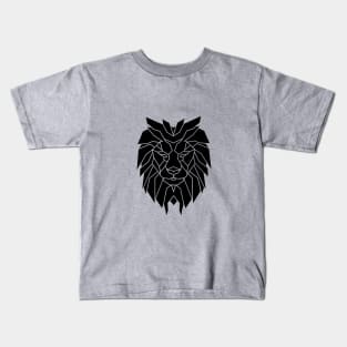 Lion Head Poly Kids T-Shirt